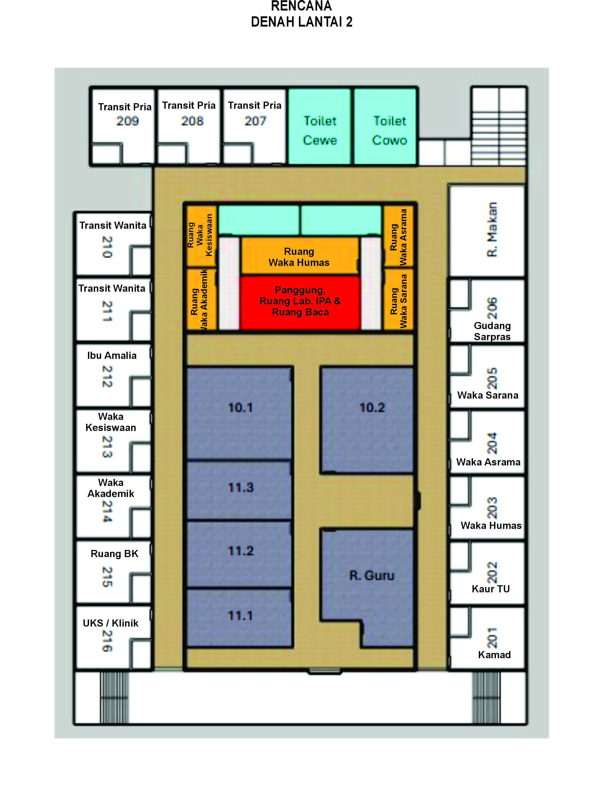 Denah Lantai 2
